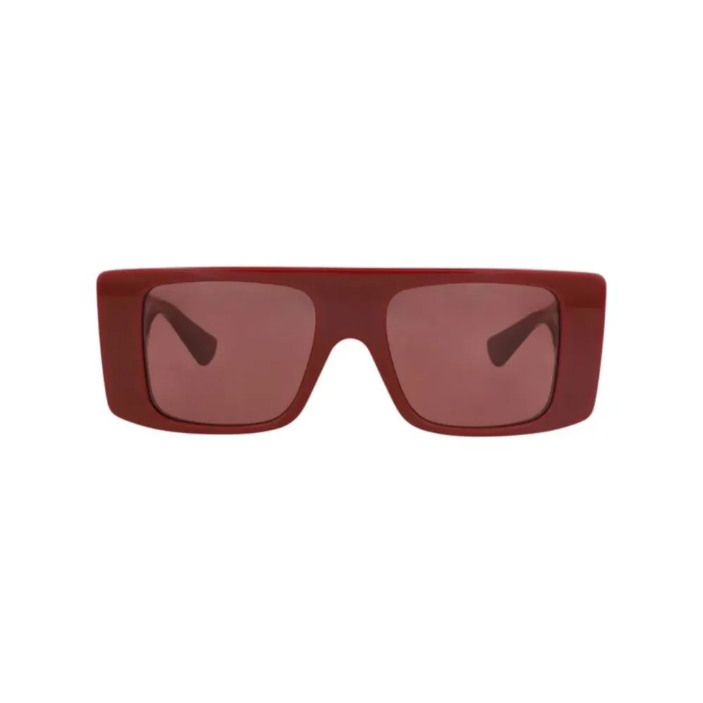 Gucci Square-Frame Recycled Acetate Sunglasses Red Mens